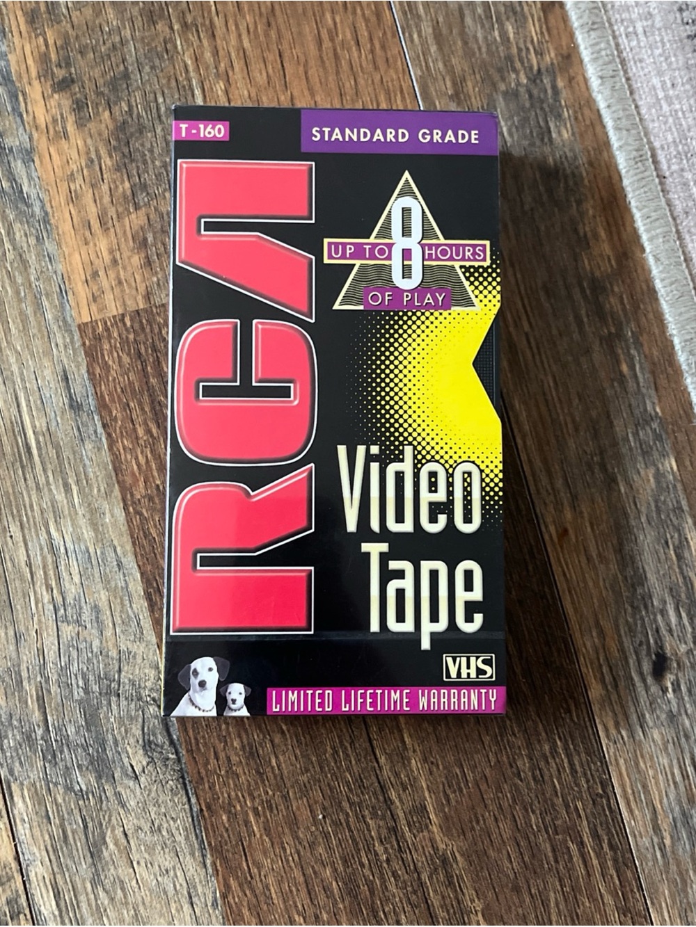 RCA T-160 Blank VHS Standard Grade Video Tape Recordable SLP 8 Hours Sealed